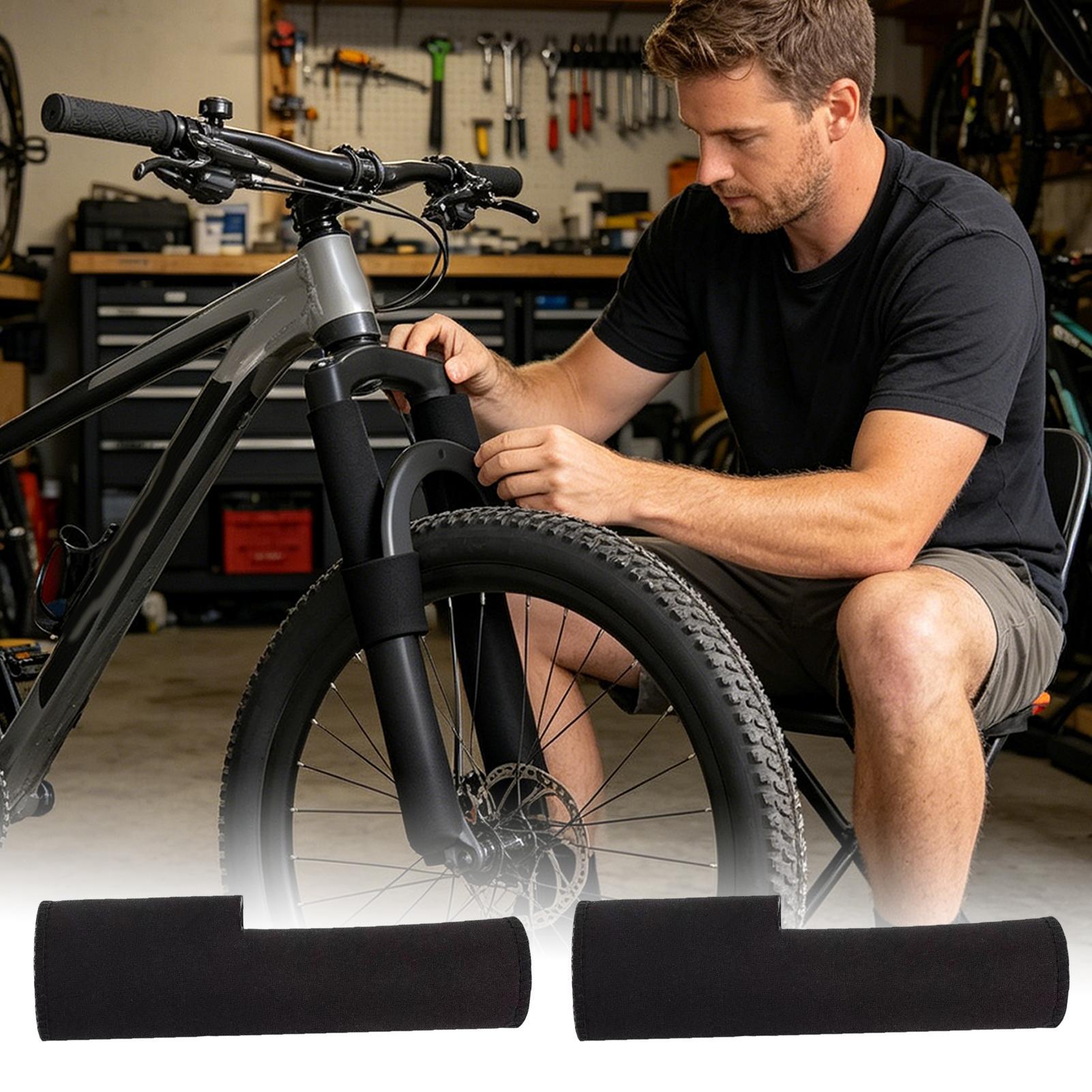 Mountain Biking Quotes - Capa Protetora para Garfo de Bicicleta,