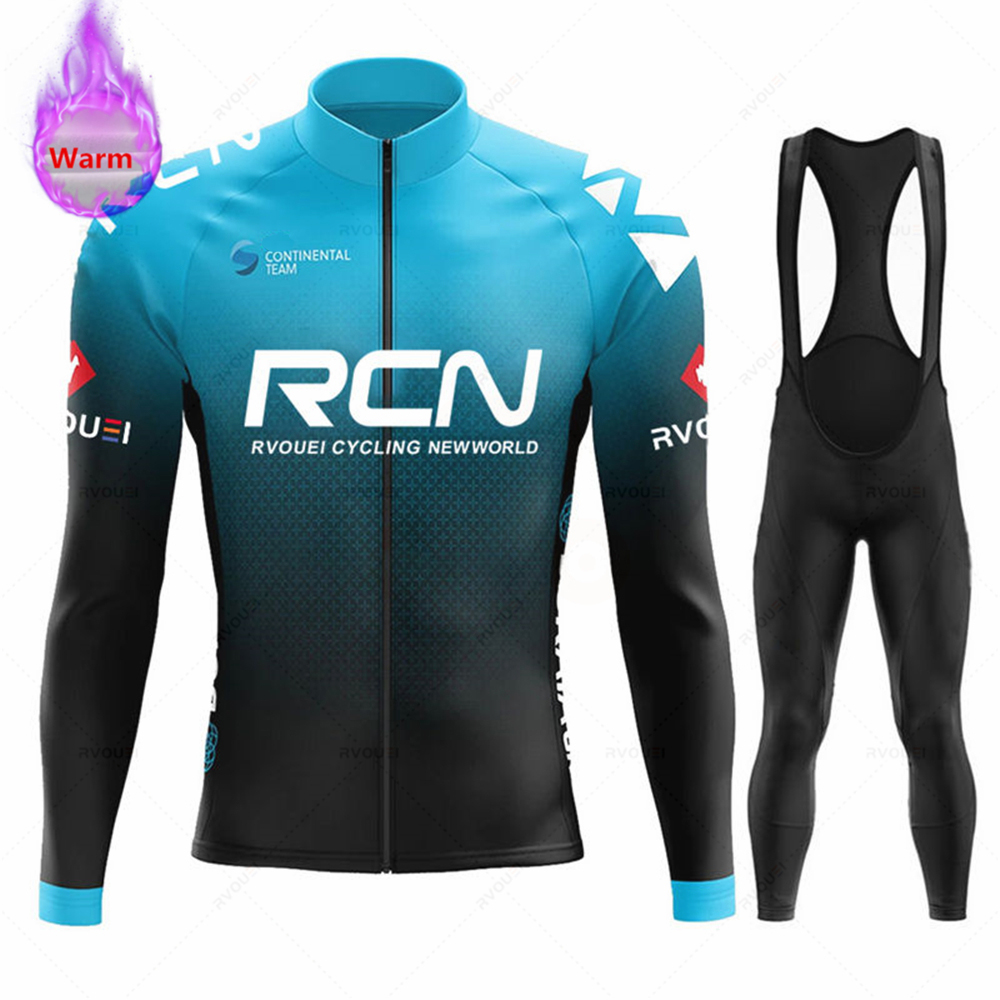 Mountain Biking Jersey - Conjunto de Jersey Térmico de Inverno