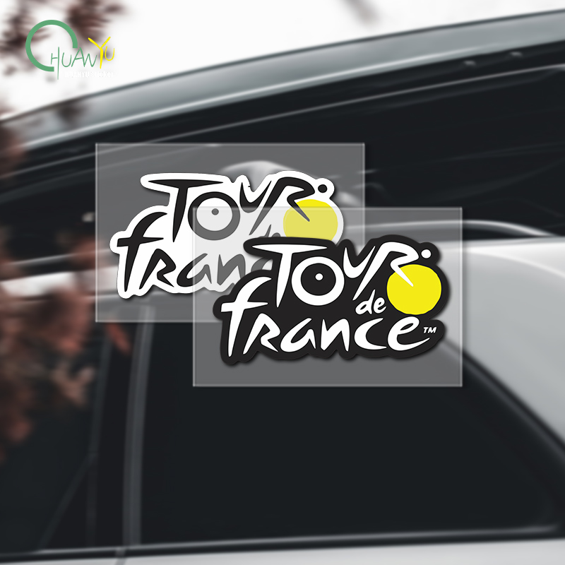 Mountain Biking Quotes - Adesivo com logotipo do Tour de