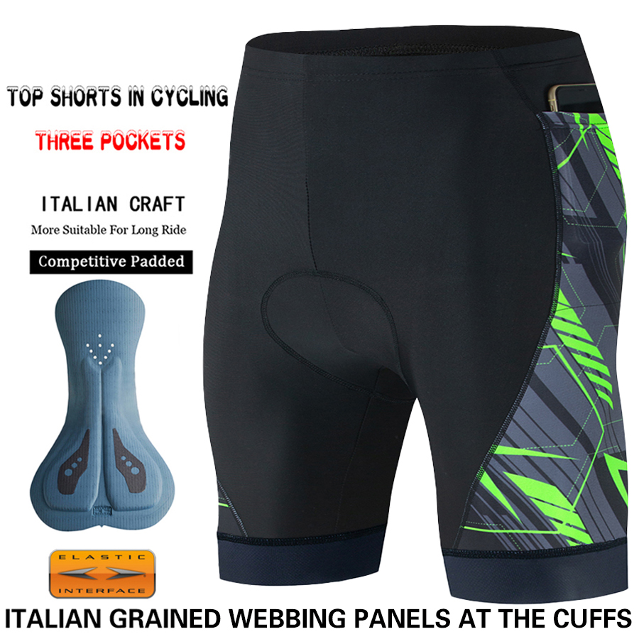 Mountain Biking Body Armour - Calções de ciclismo masculinos com 3