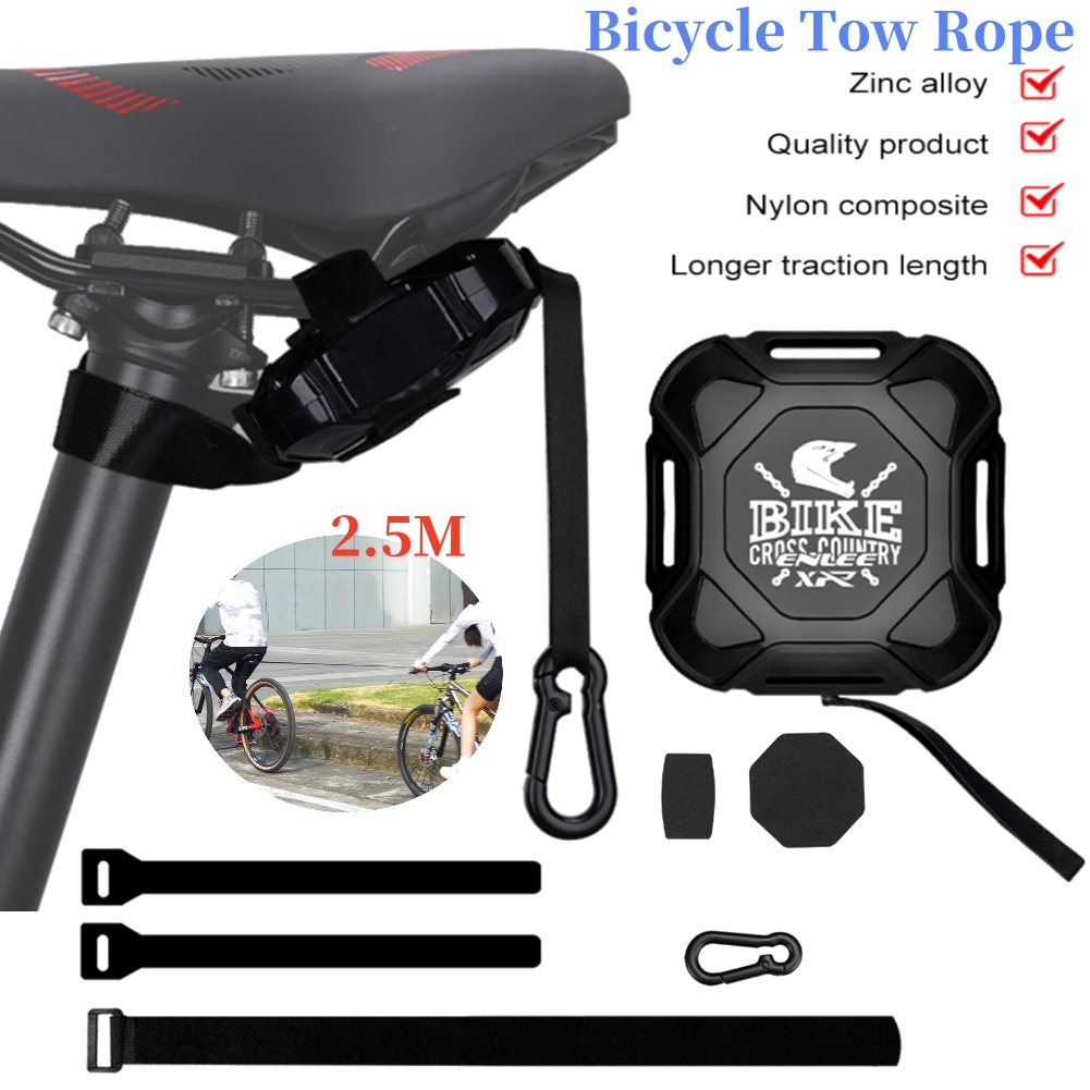 Mountain Biking Kids - Corda de reboque retrátil para bicicleta,