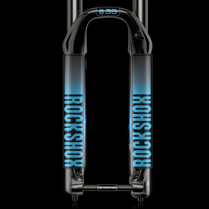 Mountain Biking Quotes - Adesivo de garfo de mountain bike