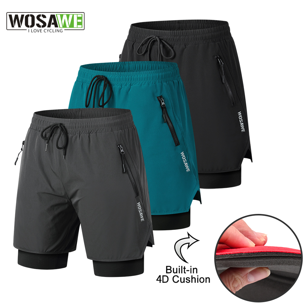 Mountain Biking Body Armour - Wosawe mtb shorts verão dos homens
