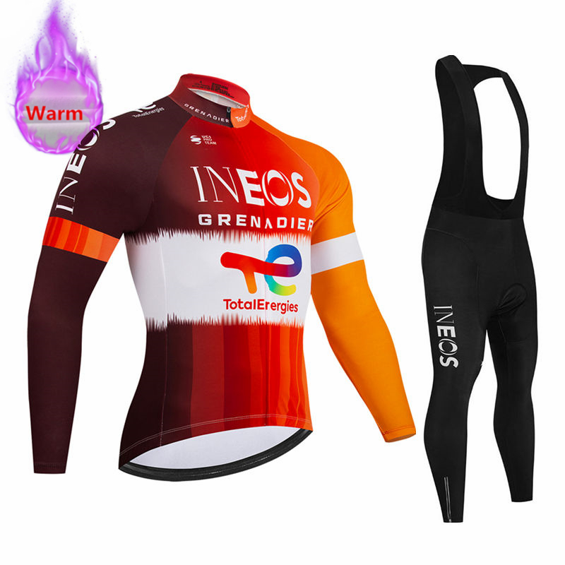Mountain Biking Jersey - Conjunto de Jersey Térmico de Manga