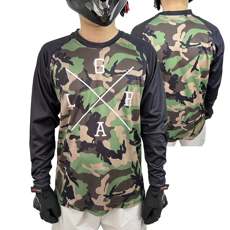 Mountain Biking Jersey - Camisa de ciclista solta masculina verão