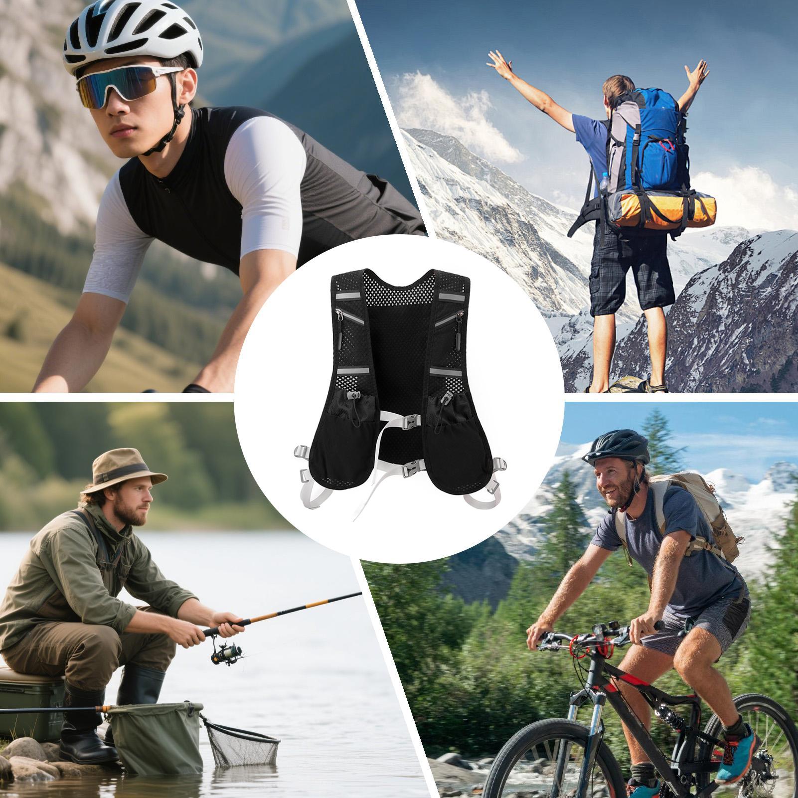 Colete de corrida respirável e - Mountain Biking Vest avaliação e preço