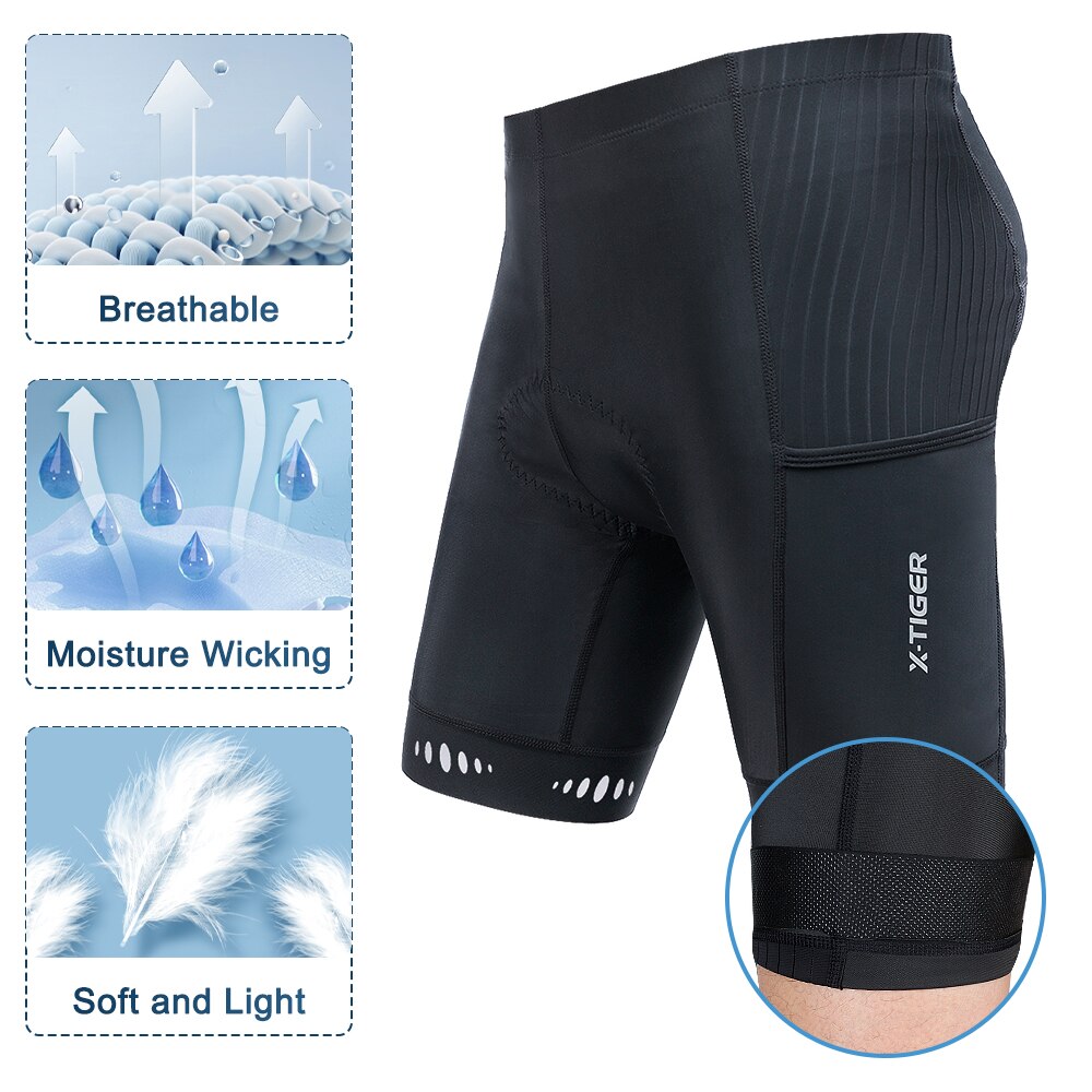 X-TIGER-Shorts de Ciclismo com - Mountain Biking Body Armour avaliação e preço