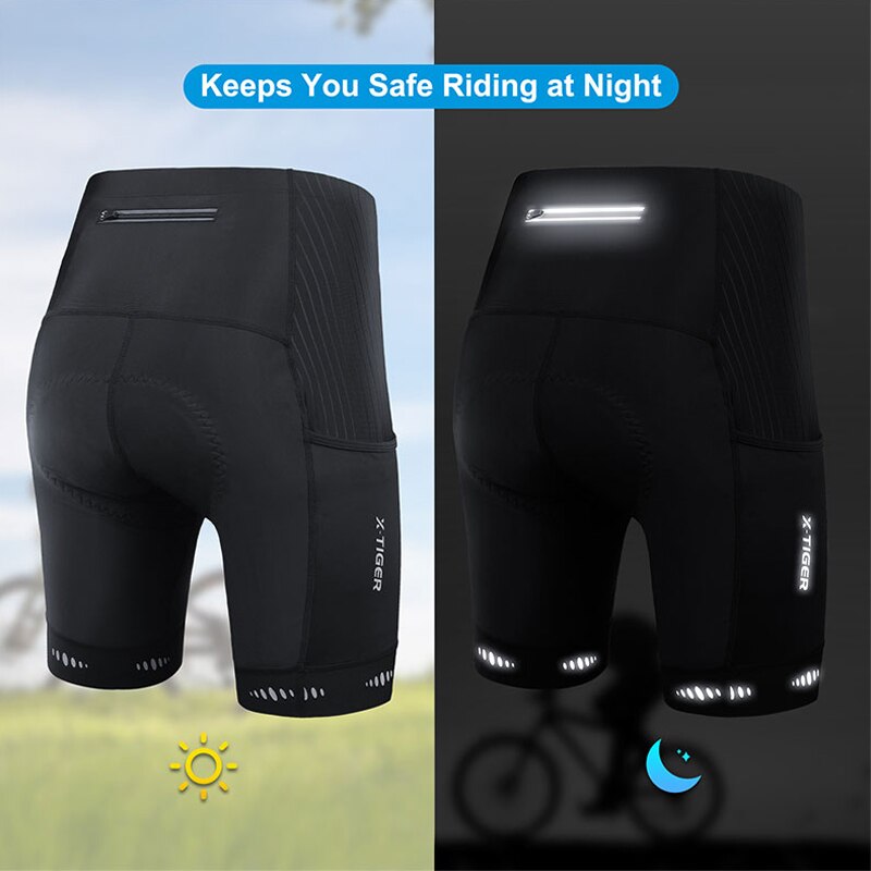 X-TIGER-Shorts de Ciclismo com - Mountain Biking Body Armour avaliação e preço