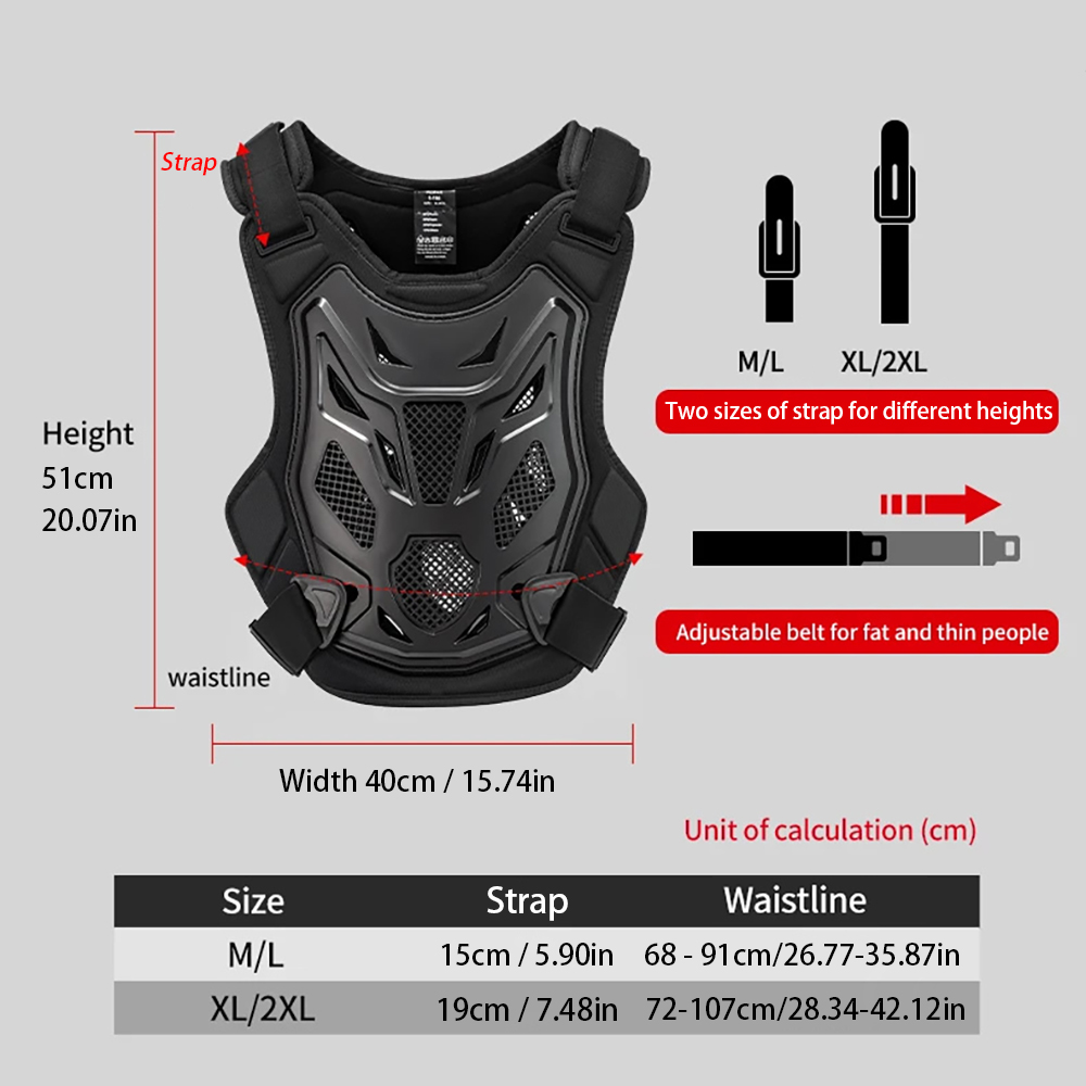 Colete armadura de motocross p - Mountain Biking Body Armour avaliação e preço